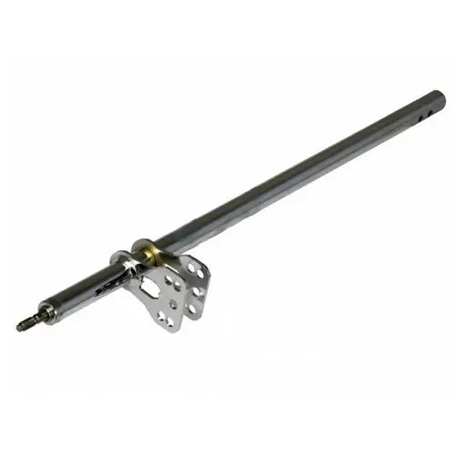 A Silver CRG #10 OEM FC0.03795 Karting Steering Column Shaft.
