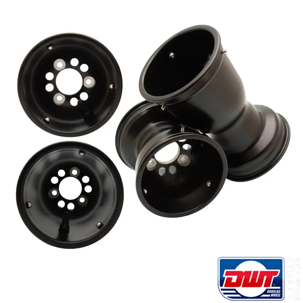 A Set of Four DWT Tillotson T4 Magnesium Karting Wheels.