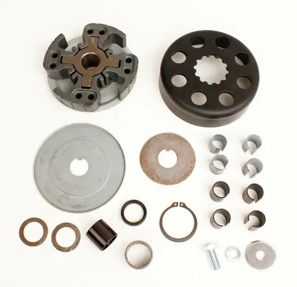 Hilliard LO206 Inferno Flame Clutch Kit Disassembled.