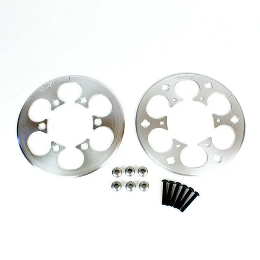 Rocket Sprocket Aluminum Mini Sprocket Guard and Hardware Kit.