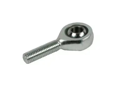 A Silver Reverse Thread M8X1.25 Tillotson Tie Rod End.